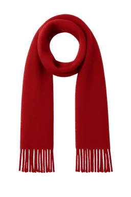 Red Wool Scarf