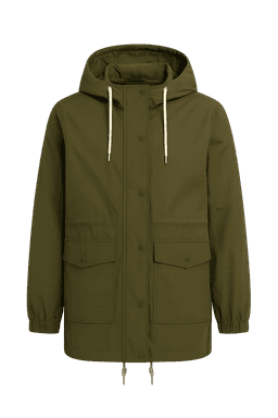 Green Military Parka